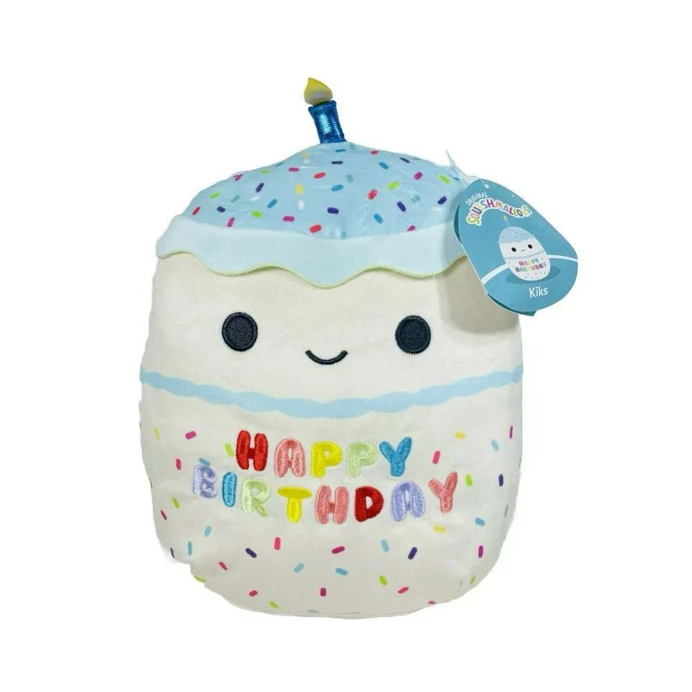 Squishmallows Kiks Happy Birthday Cake – 25,4 Cm – Offizielles Kellytoy Plüschtier – Ultraweich – Sammel-Plüsch – Für Kinder & Erwachsene